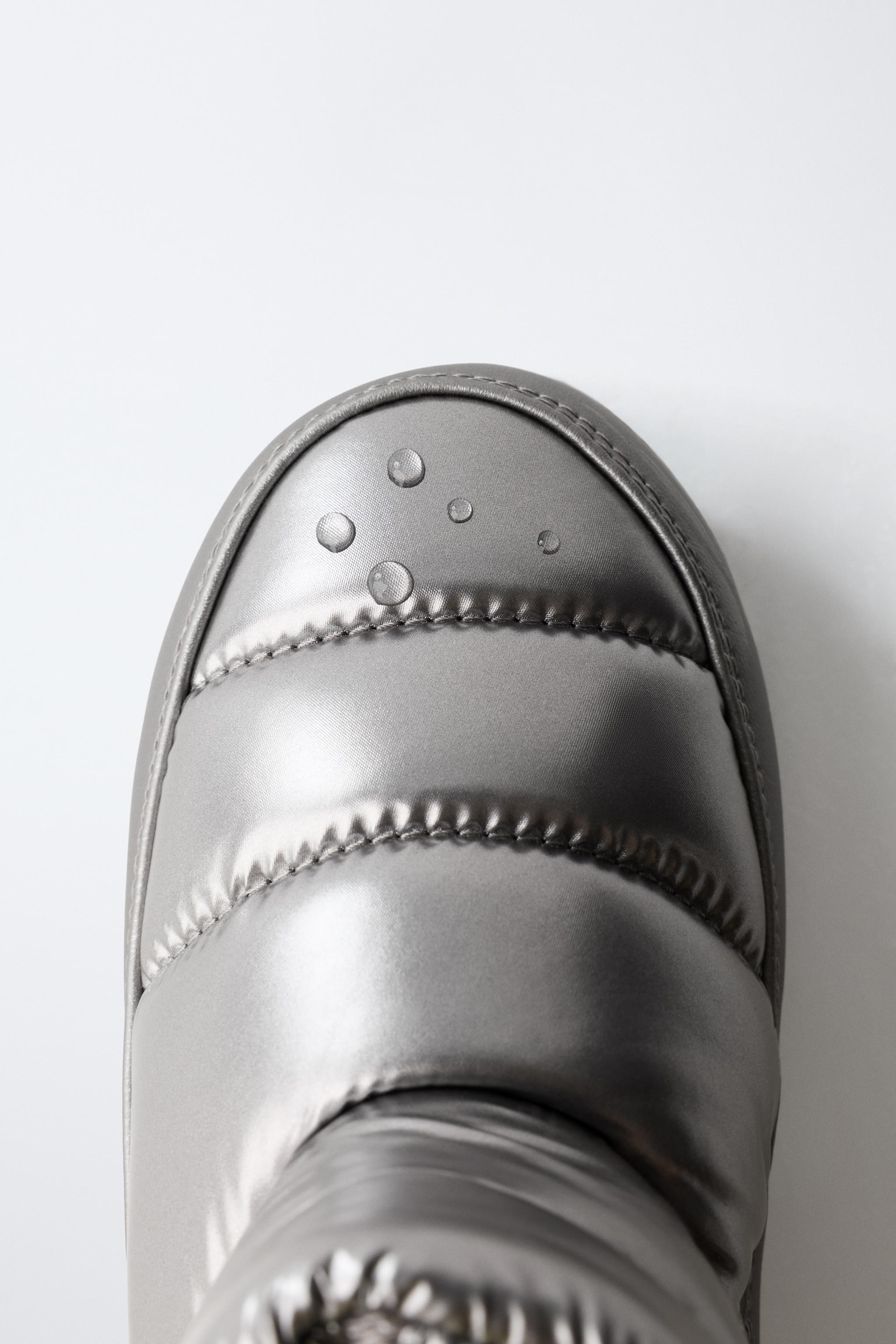 BOTTINES MÉTALLISÉES WATER REPELLENT